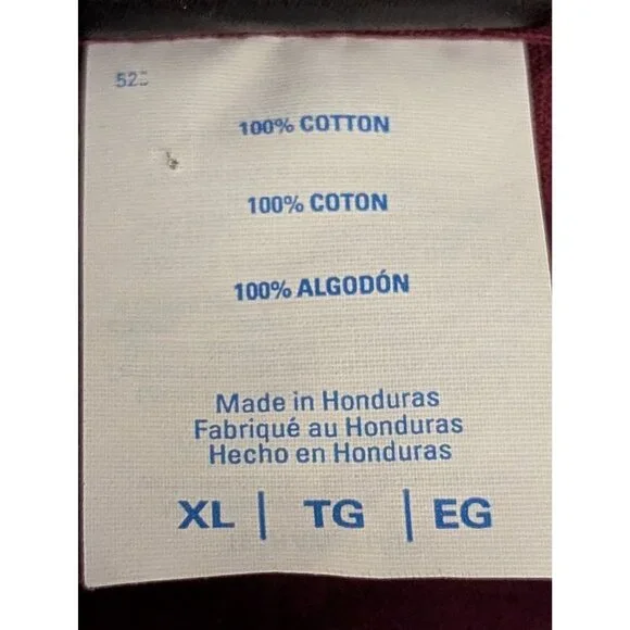 Santa Cruz Burgundy Short Sleeve T-Shirt XL 100% Cotton With Logo Front & Back - Picture 6 of 6